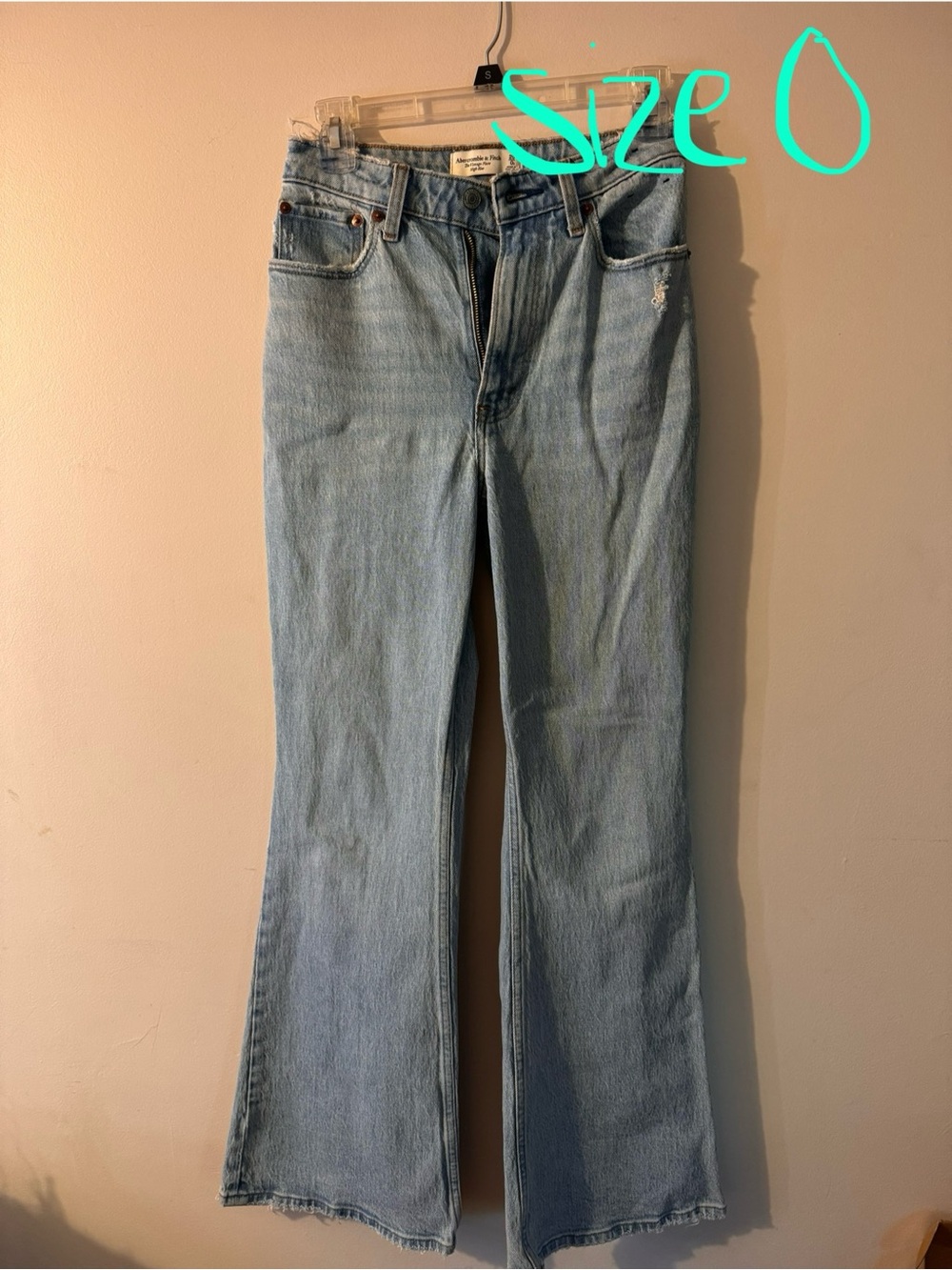 Abercrombie & Fitch Light Blue Flare Jeans